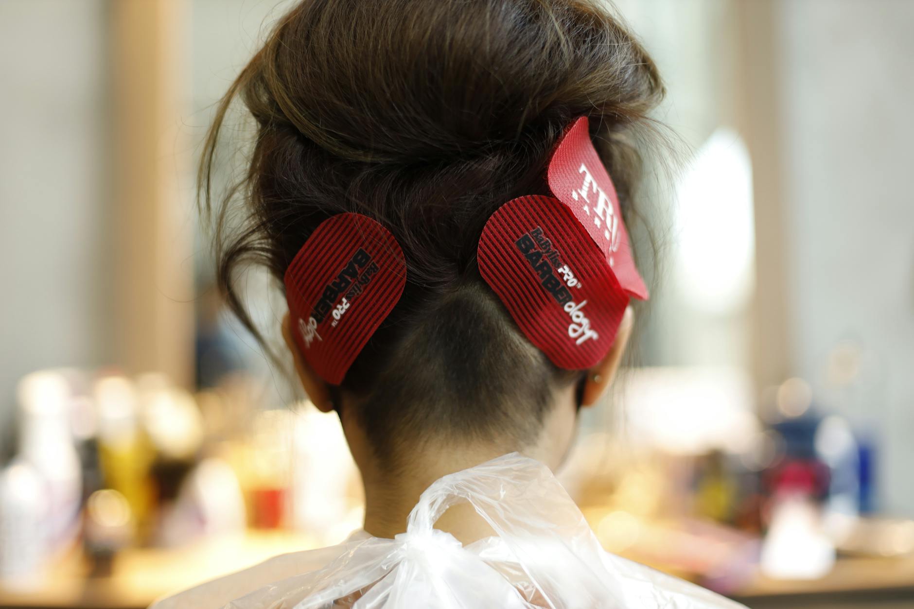 Finish mit Haarspray